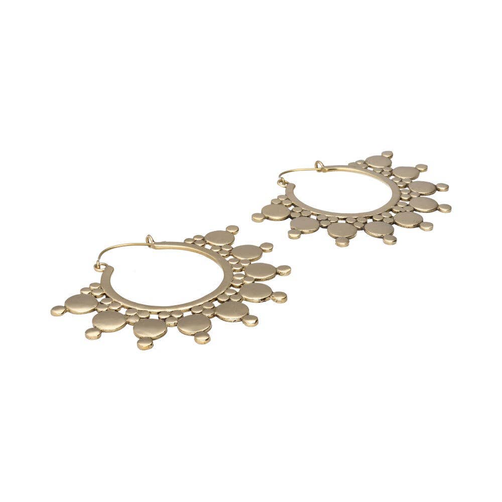 Vives de la Cortada S.L – Großhandel Ohrhänger – Ohrringe mit Punkten aus Bronze -69-1