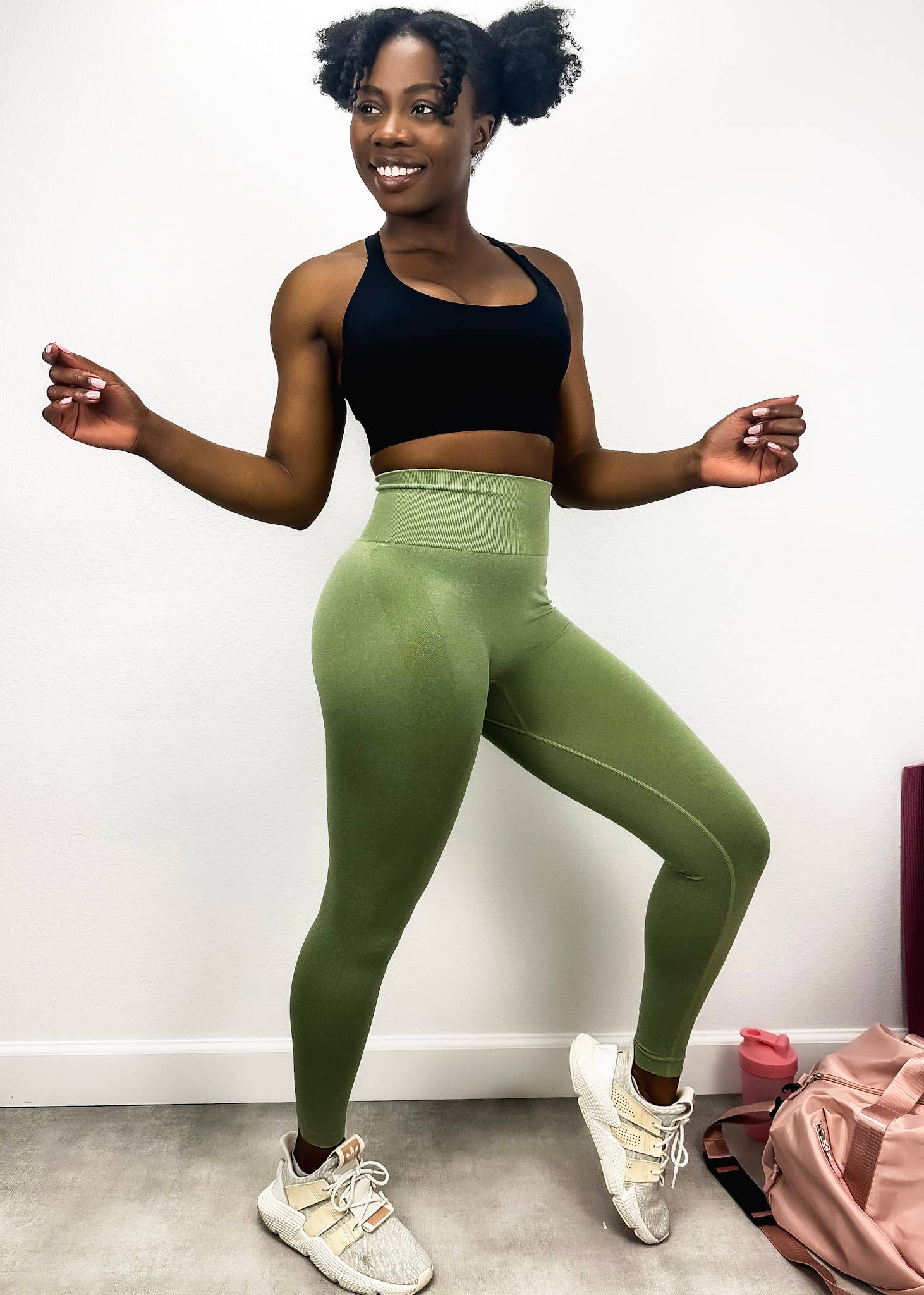 Active by Anna-Kaci – wholesale Athletic/lounge leggings – Women's – High Waisted Butt Lifting Leggings9