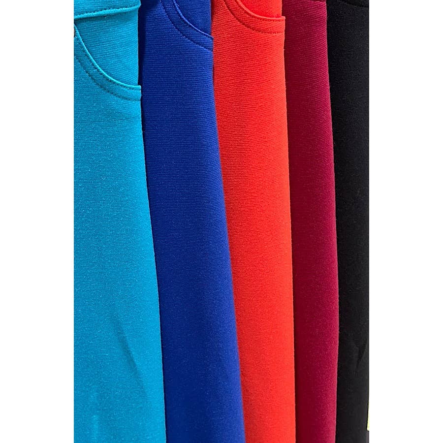 Curve Market - Wholesale Pants - Women's - PLUS SIZE SKINNY LEG PONTE PANTS0