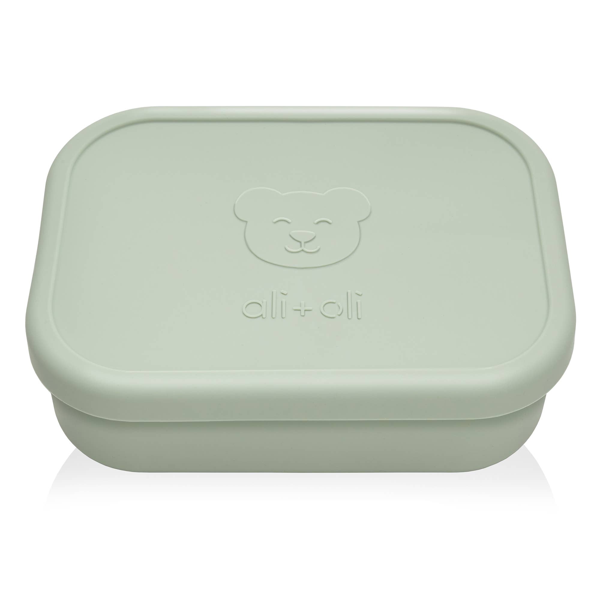 Ali+Oli - Wholesale Lunch Bag/Box - Kids - Ali+Oli Leakproof Silicone Bento Box (Pine) Back to School6
