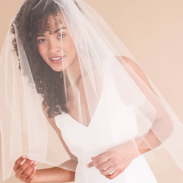 Dareth Colburn Designs - Wholesale Veil - Women's - 2-Layer Cut Edge Wedding Veil