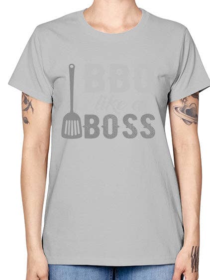 bbq som en chef 624# - bbq - Missy T-shirt for engroshandel hos tshirt unlimited