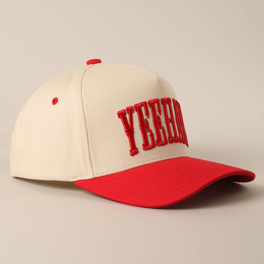 Fashion City - Wholesale Trucker Hat - Unisex - 	
YEEHAW Two-Tone Embroidered Trucker Hat7