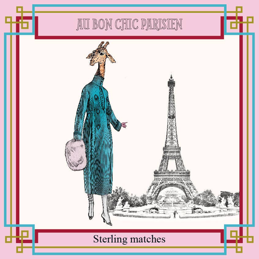 Lets Match and Co - Wholesale Matches - 61. MC Au Bon Chic Parisien  1920 Madame Girafe Match Case0
