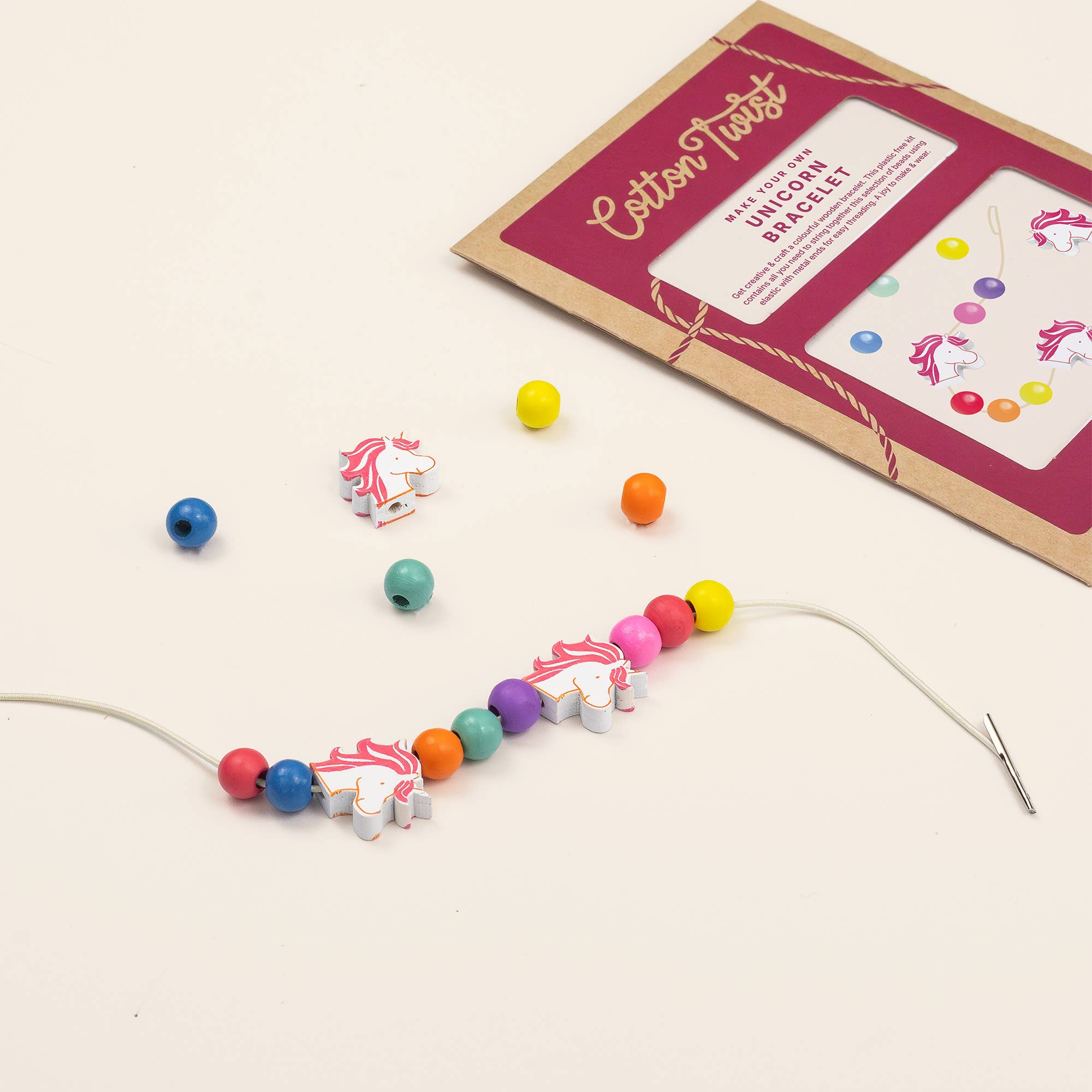 Cotton Twist (USA DUTIES PAID) - Wholesale DIY Jewellery – Child - Make Your Own Unicorn Bracelet4