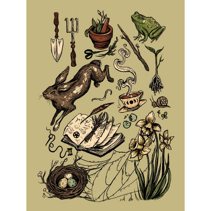 Dark Solis - Wholesale Art Print - Ostara