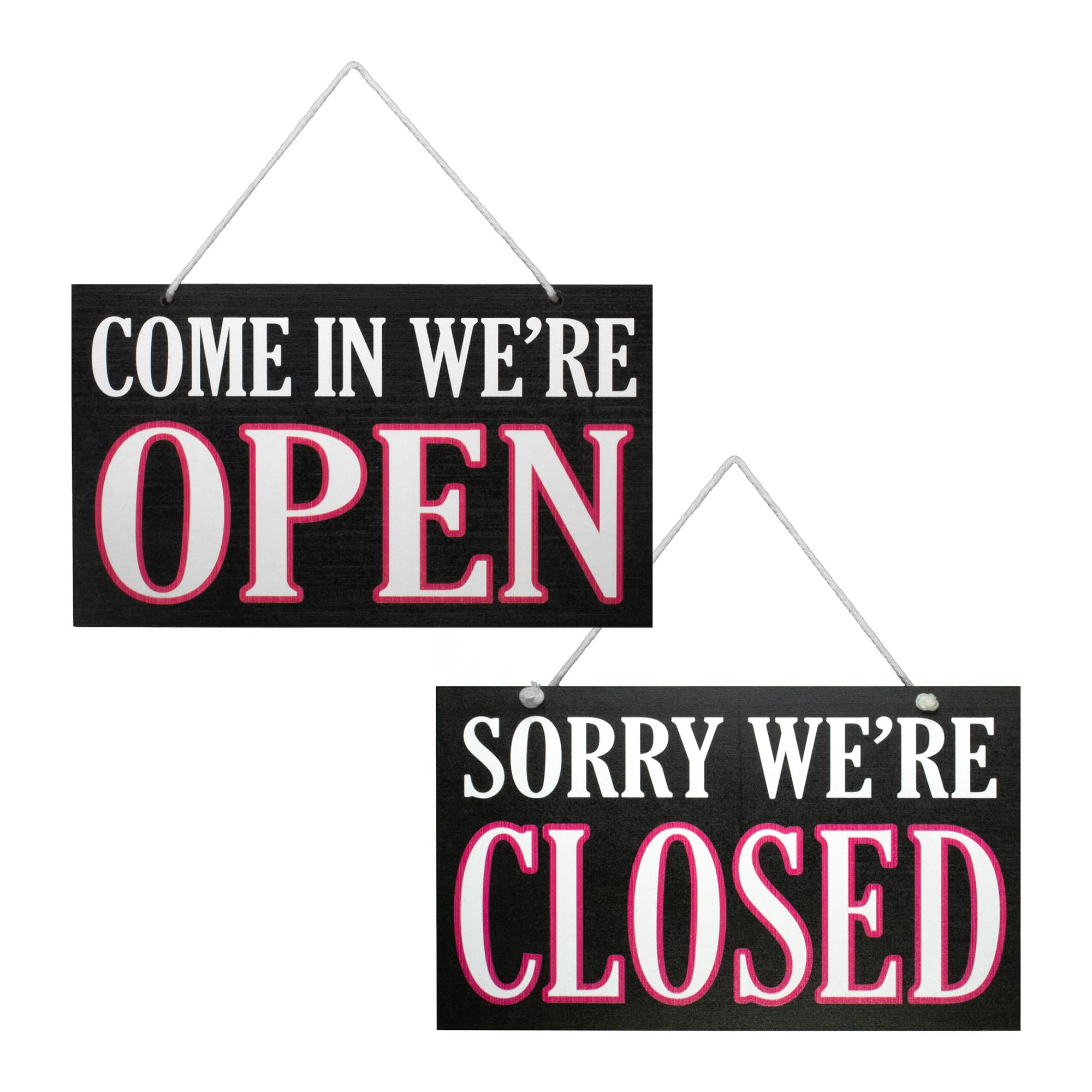 JennyGems - Wholesale Sign - Come In We're Open Sorry We're Closed™ Wooden Sign0