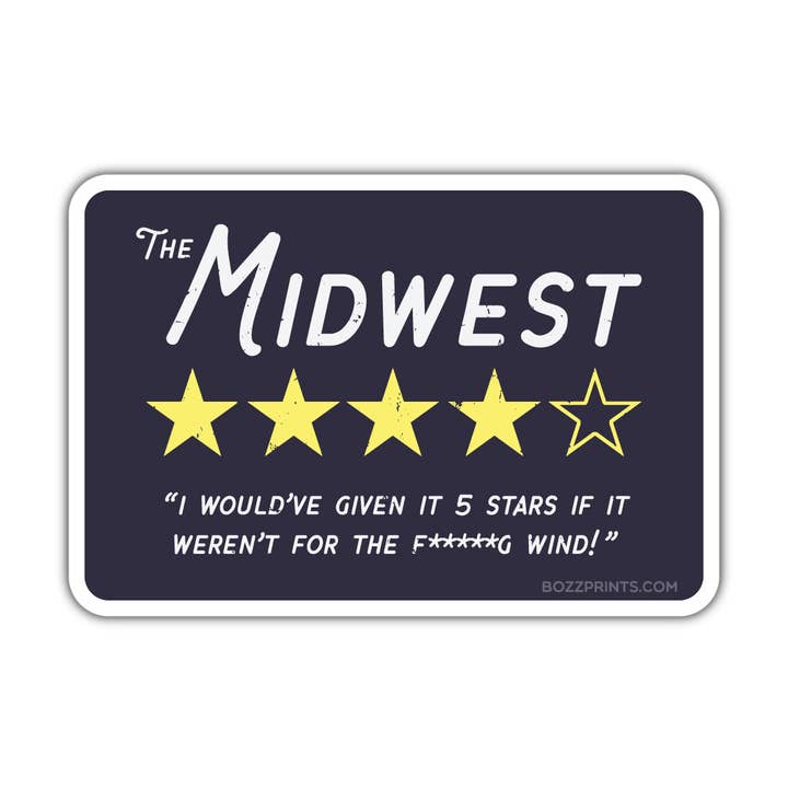 The Midwest Review for wholesale by Bozz Prints