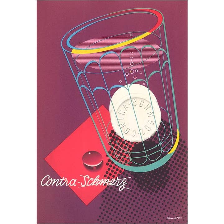 Art Print PO-314 Ad for Painkiller for wholesale by Found Image Press