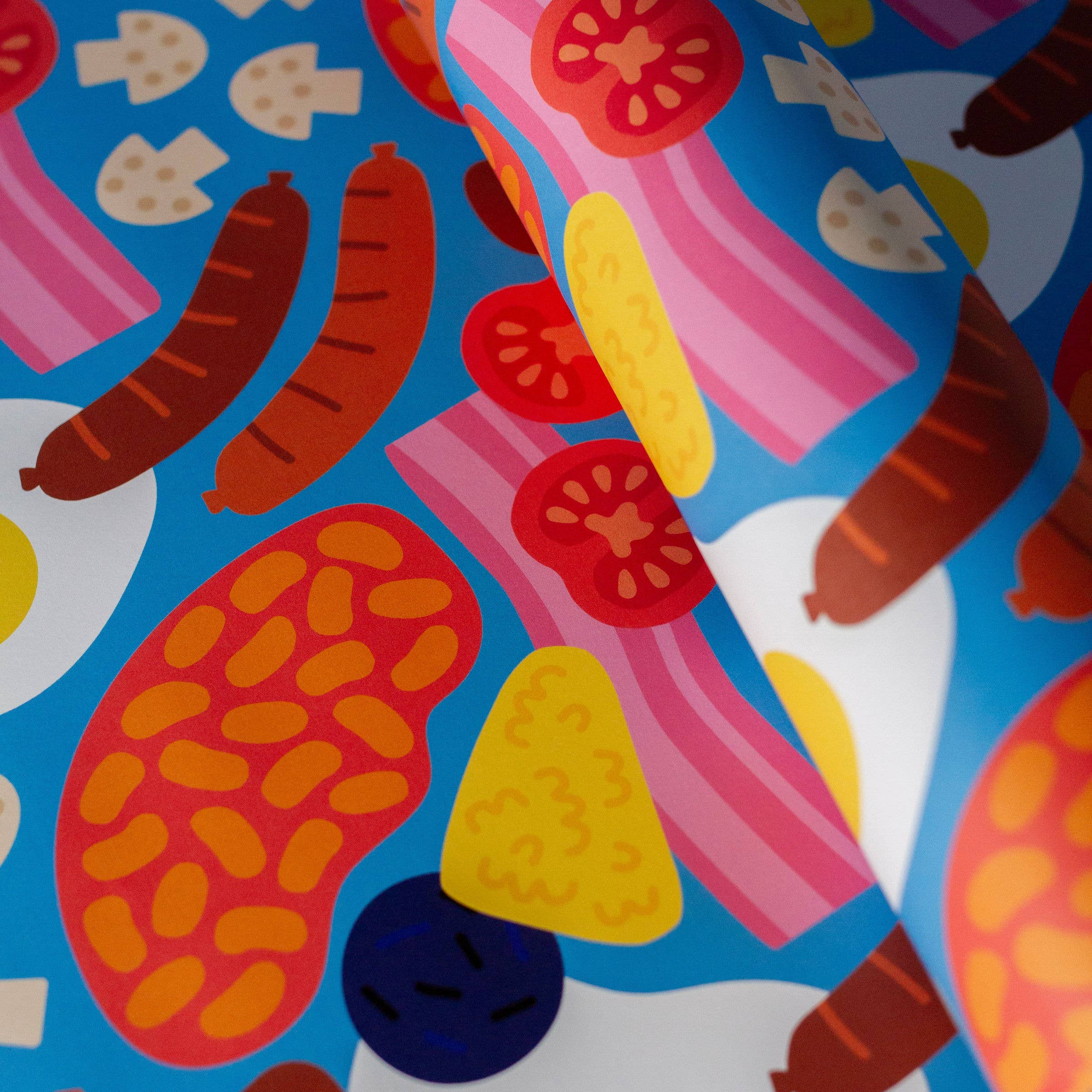 Studio Boketto – wholesale Flat wrap – Full English Gift Wrap | Breakfast Wrapping Paper Sheets
1