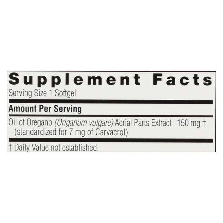 Everyday Supply Co - Wholesale Oral Supplement/Vitamin - Nature's Answer - Oil Of Oregano - 90 Softgels1