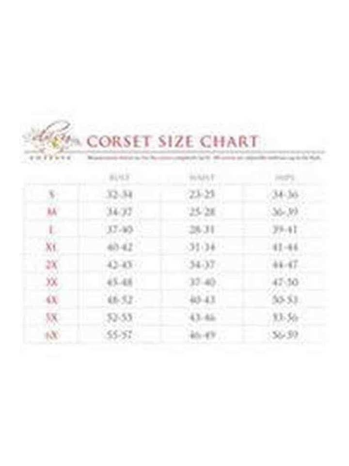 Daisy Corsets – Großhandel Korsett – Damen – Gürtelkorsett mit durchsichtiger Spitze und Stahlgekämmten Bügel von Top Schublade, Rot4