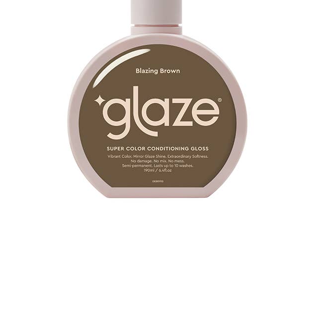Glaze Hair - Wholesale Hair Dye - Glaze Supergloss Color Depositing Hair Gloss-Blazing Brown