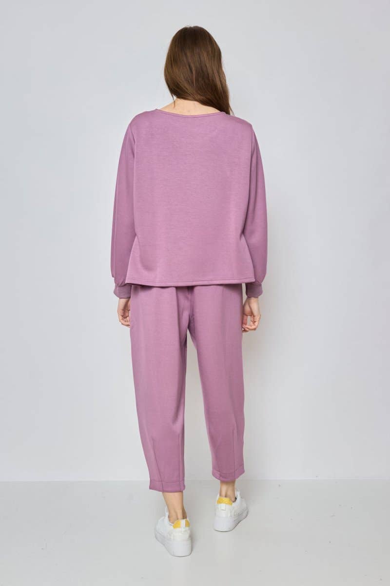 BELLA BLUE – Sweatshirt - Mulher por atacado – Blusa - B094