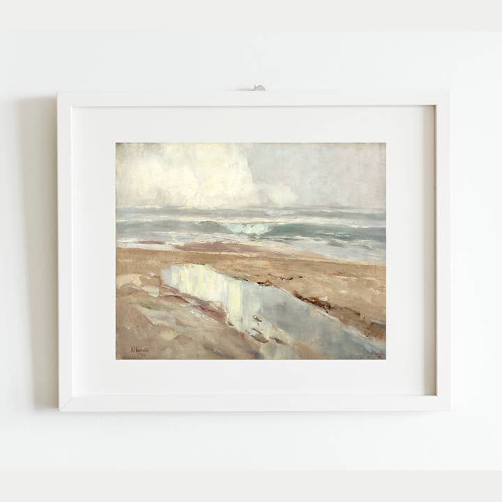 Sea to Skye - Wholesale Art Print - Coastal Beach Landscape Antique Art Print4