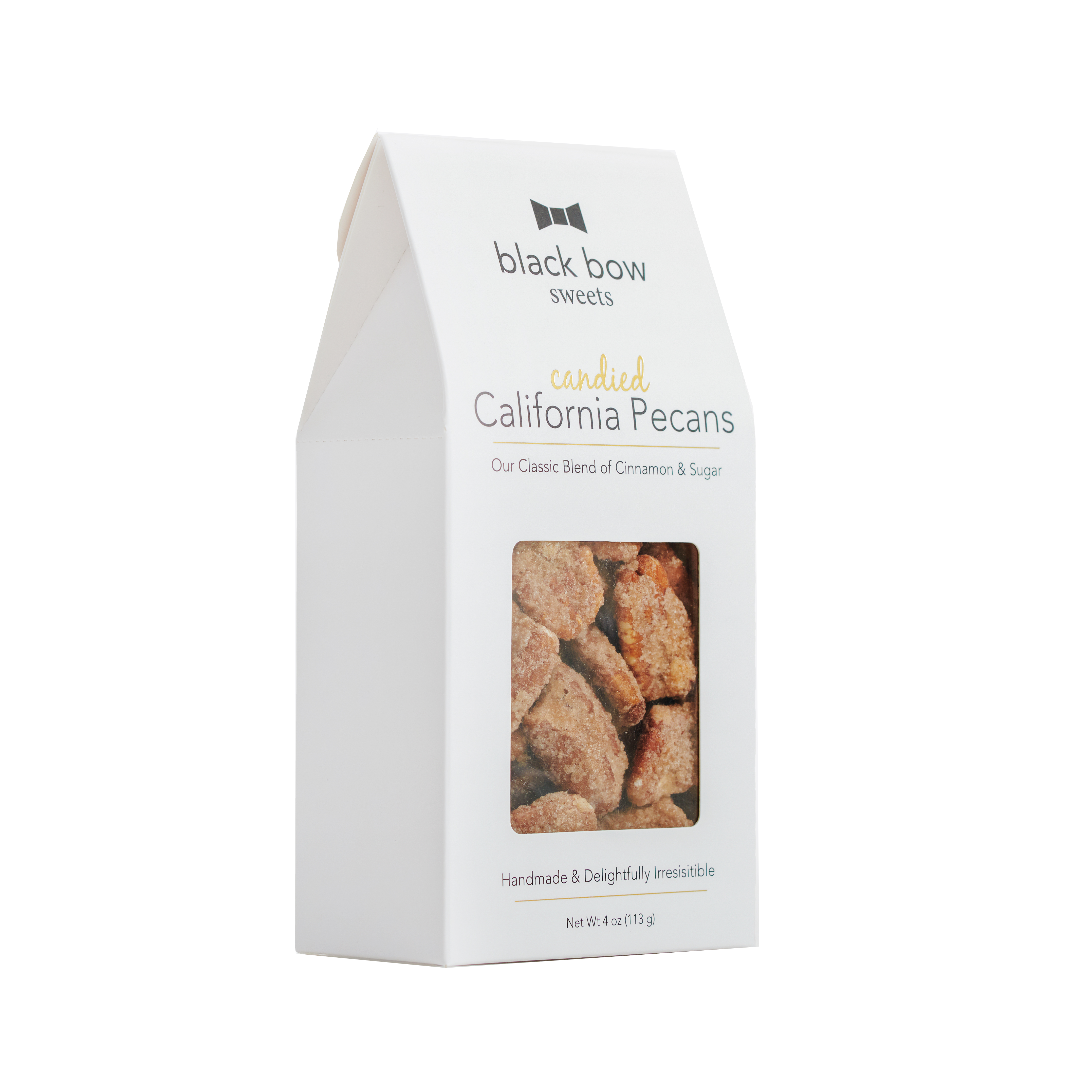Black Bow Sweets - Wholesale Nuts - Candied California Pecan Gourmet Box | Cinnamon Sugar1