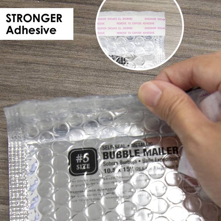 BAZIC Products - Wholesale Envelopes - Metallic Bubble Mailer (#5) 10.5" x 15"2