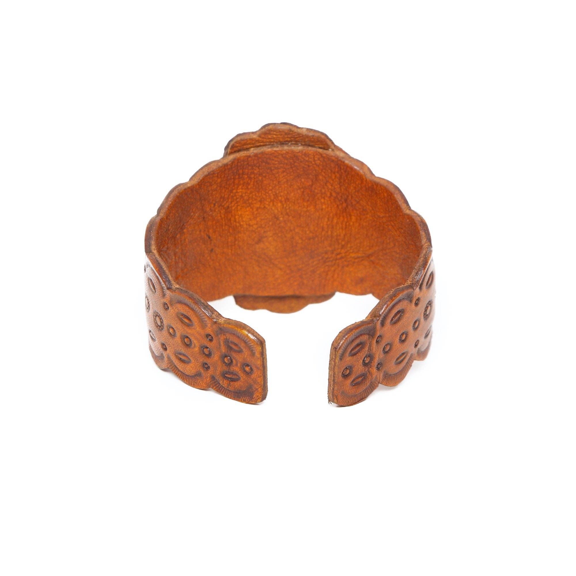 Hiawatha Cuff Bangle Antique Brown for wholesale on Faire4