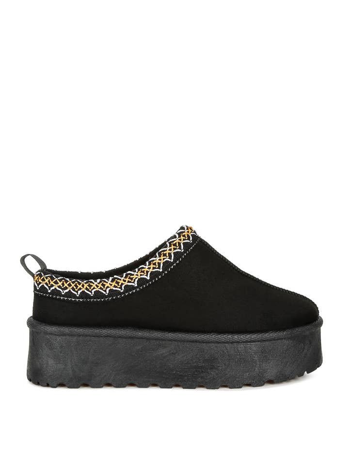 Rag Company - Wholesale Slippers - Women's - Jesters Embroidered Platform Classic Slip-On15