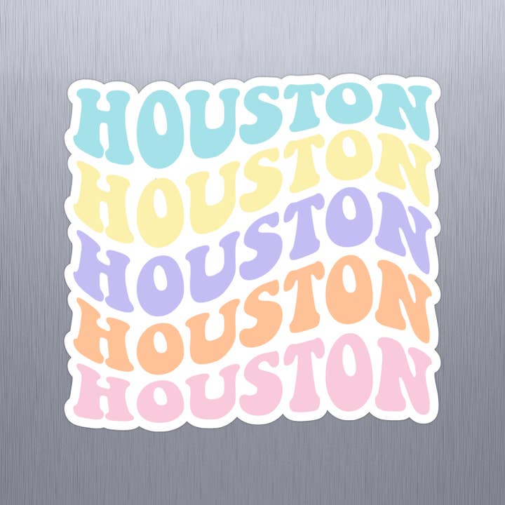 The State Stickers - Wholesale Magnet - Custom City Beachy Retro Name Magnet2