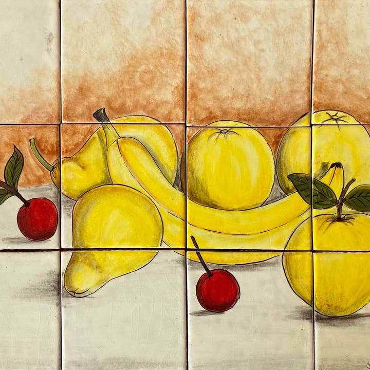 Frukt Talavera Väggplattor Muralmålning för wholesale av Place of Clay
