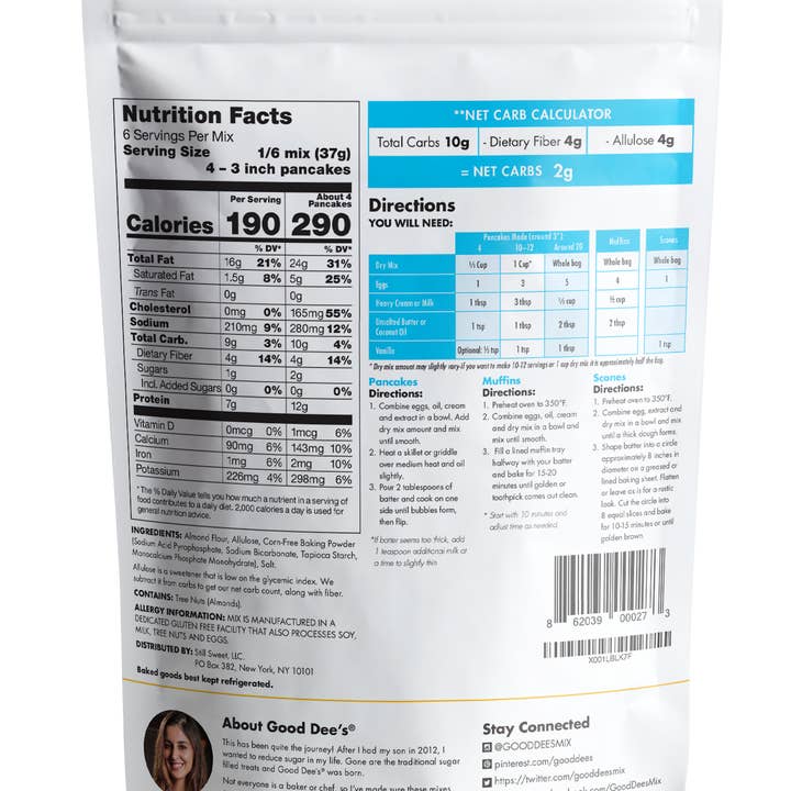 Good Dee's – wholesale Pancake mix – Good Dee’s Pancake Mix - Plus