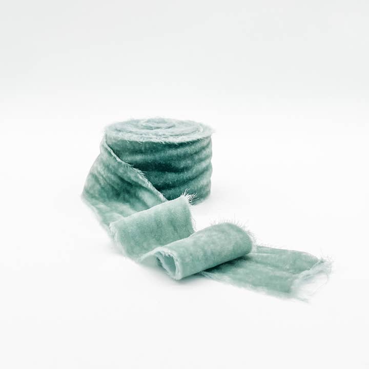 Trim & Twine - Wholesale Ribbon - Gift Wrapping - Boxed 2" Raw Edge Velvet Ribbon - 33 Colors 9