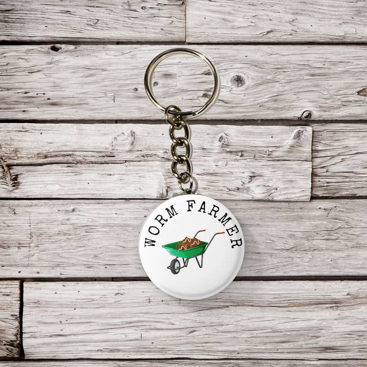 NatureCuts - Wholesale Lapel Pin/Button - Vermiculture Pin Button, Vermiculture Keychain, Worm Magnet2