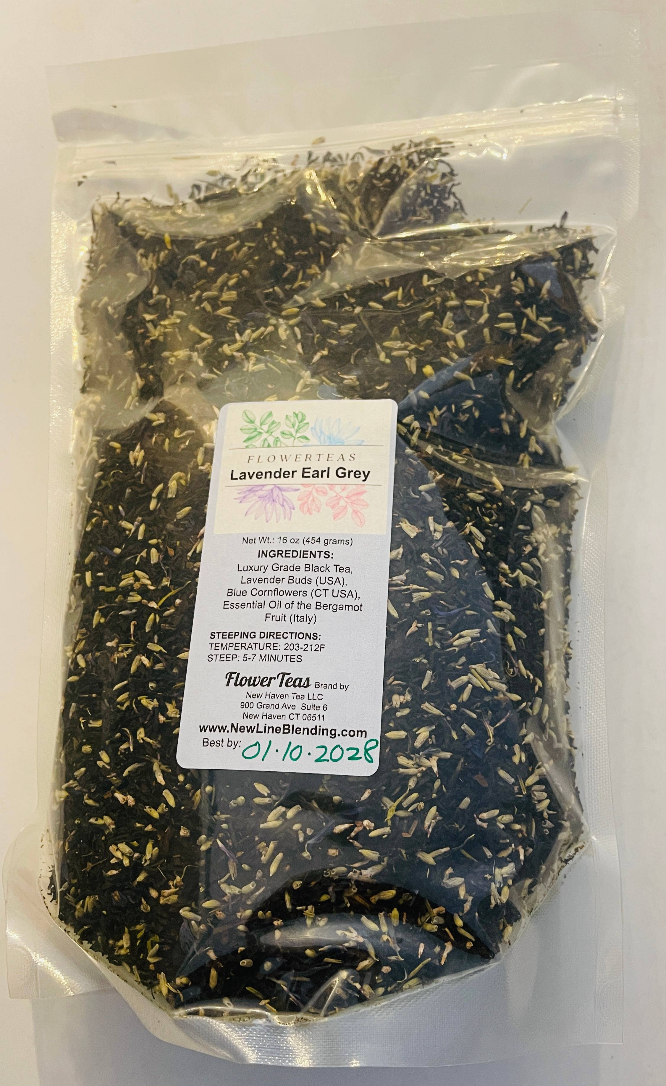 FlowerTeas – Engroshandel Løs te – Løsbladet te i løs vægt 1 lbs Kommerciel brygning Fødevareservice136