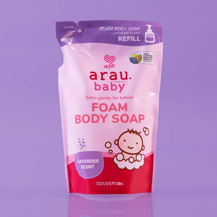 Foam Body Soap Refill - Lavender for wholesale by arau.baby