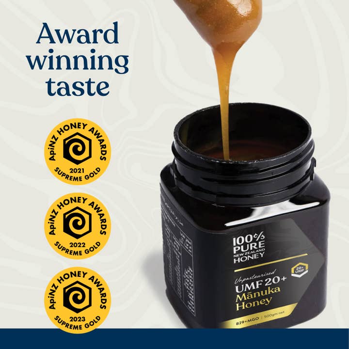 100% Pure New Zealand Honey - Wholesale Honey - 100% Pure NZ Manuka Honey UMF20+ MGO829+ Raw & Unpasteurized4