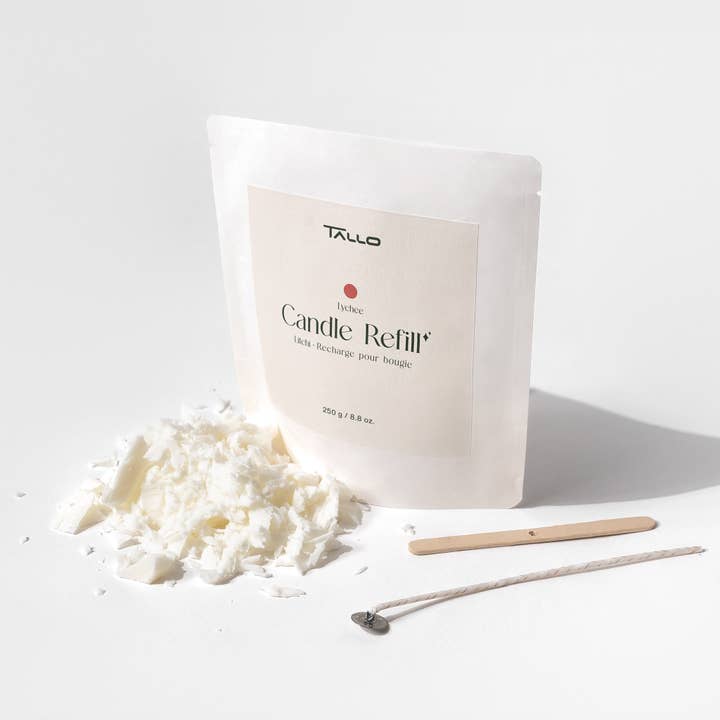 Premium Coconut-Soy Wax Candle Refill for wholesale by Tallo