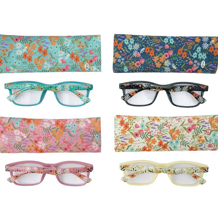 CGB Giftware - Wholesale Eyeglasses - Women's - The Flower Market 4 Assorted Reading Glasses Display
