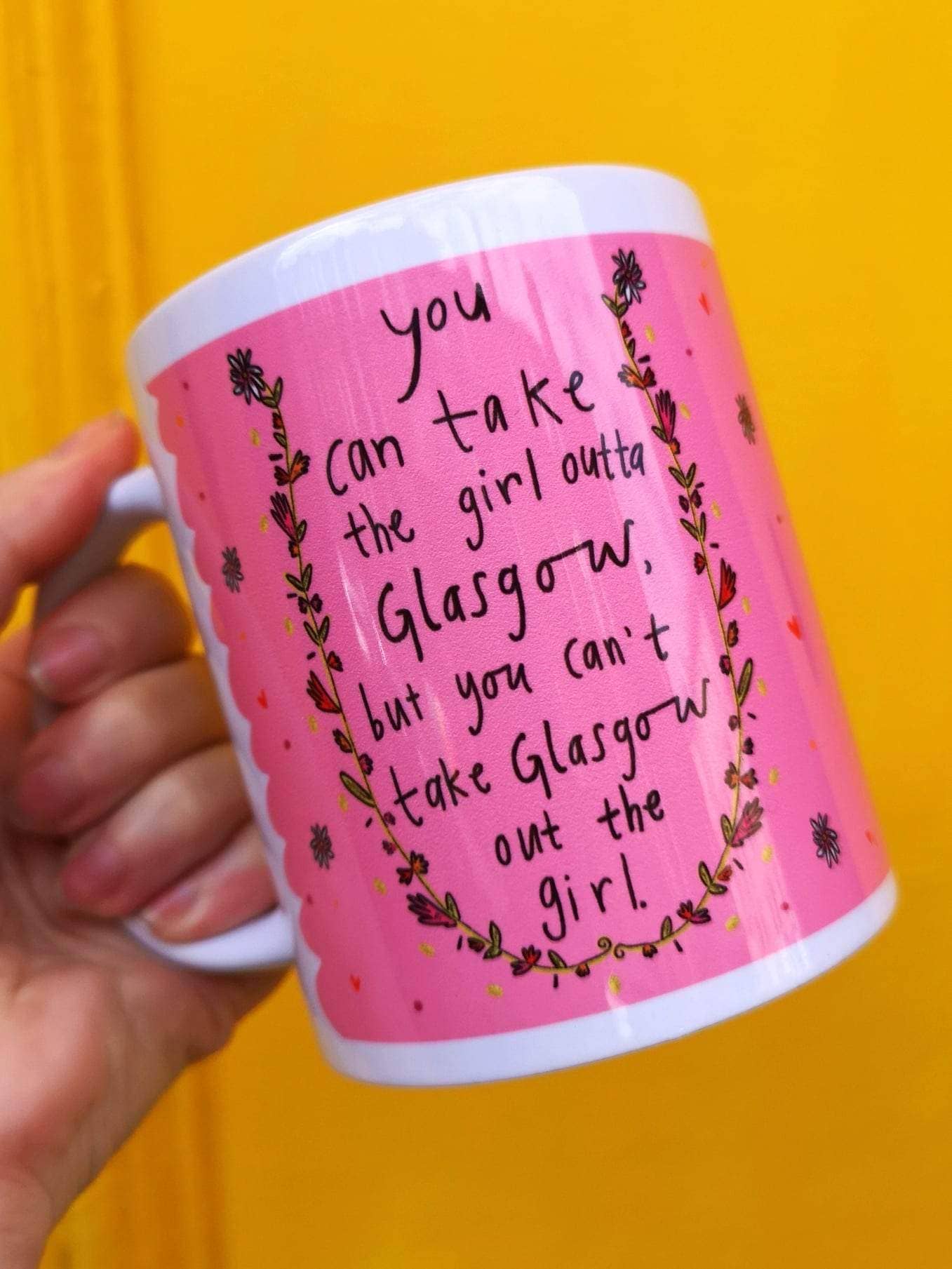 Claire Barclay Draws – Engroshandel Kaffekrus – Du kan tage Girl Outta Glasgow Mug0