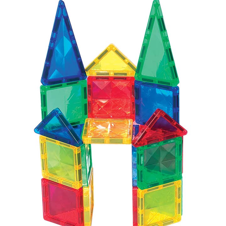 CreateOn - Wholesale Building Set - Kids - Crayola Mini PIP Magnetic Tiles 24-Piece Set3