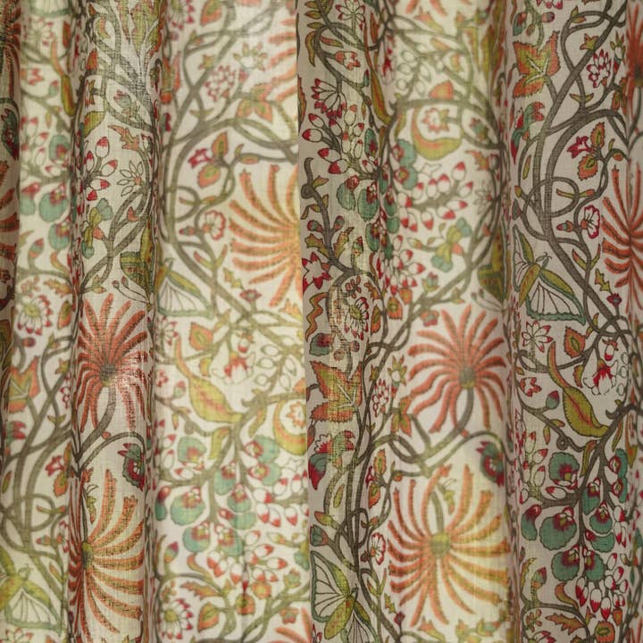 Annahmol - Wholesale Curtain - Vintage Inspired Botanical Sheer Curtains: Assorted Prints39