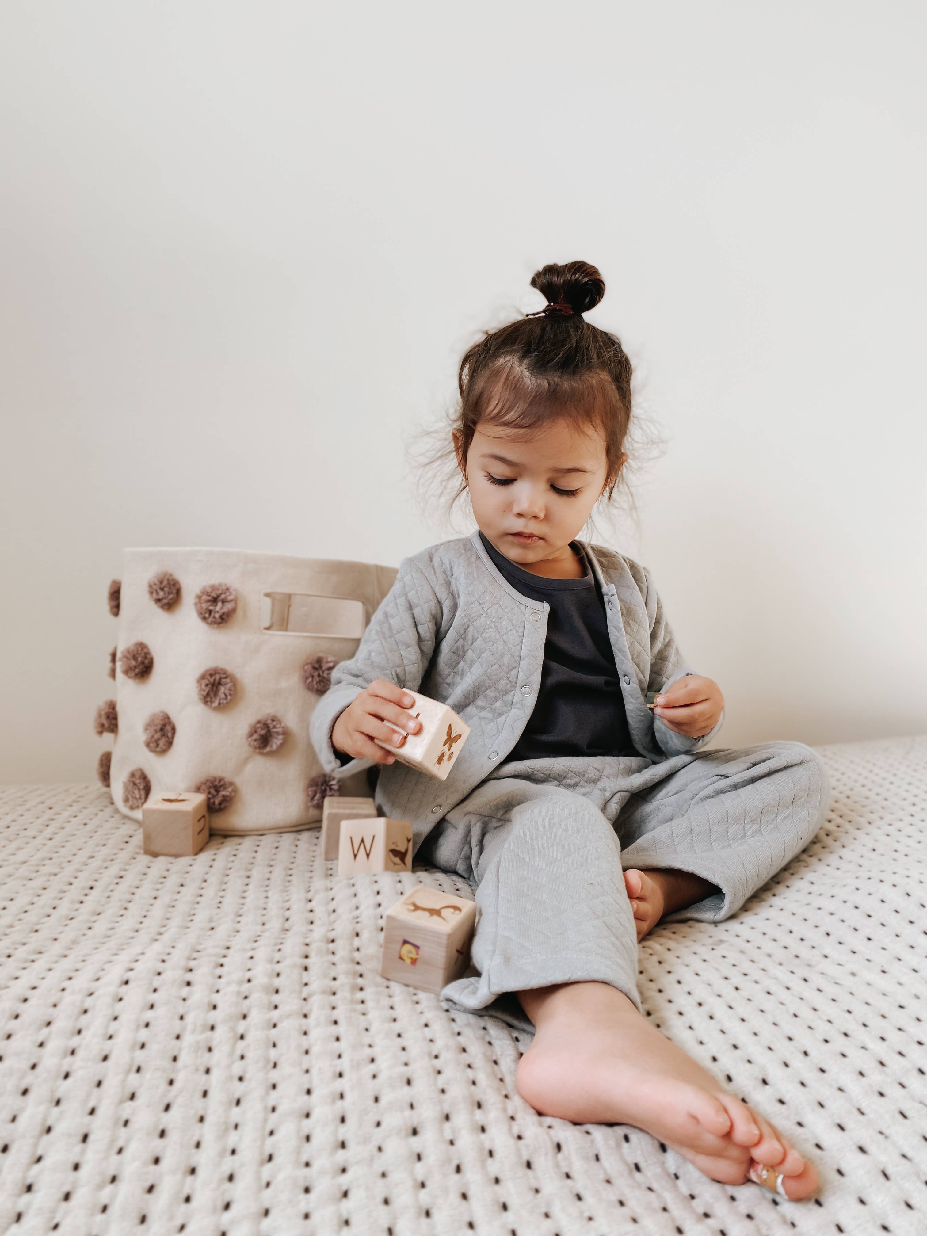 SABO concept - Vente Cubes de jeu – enfant et bébé - Ensemble de cubes Alphabet anglais pour enfants Jouets en bois8