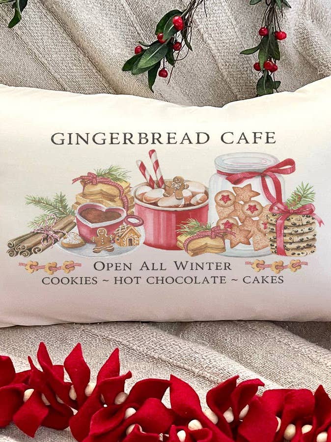 Christmas Holiday Decor Gingerbread Cafe Open All Winter for wholesale by Cali Boutique Wholesale