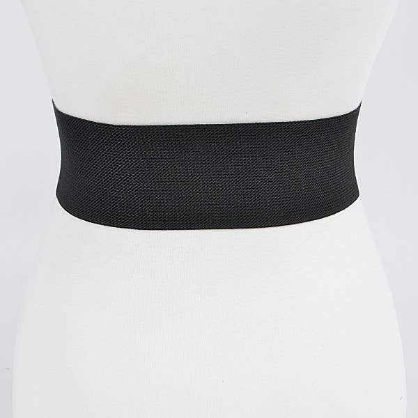Shop Neighbors - Wholesale Belt - Women's - Faux Leather Wide Elastic Plus Size Belt