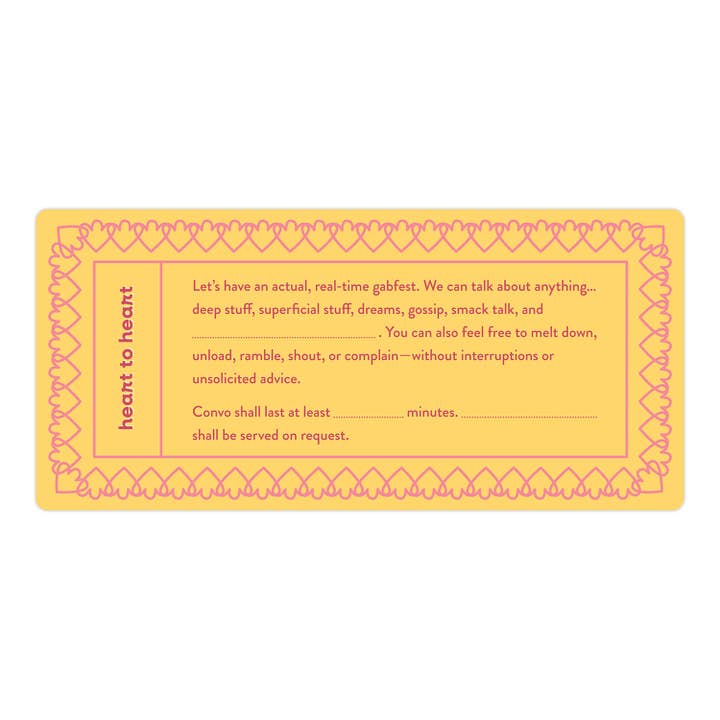 Knock Knock - Wholesale Friendship Card - Fill in the Love® Bestie Vouchers2