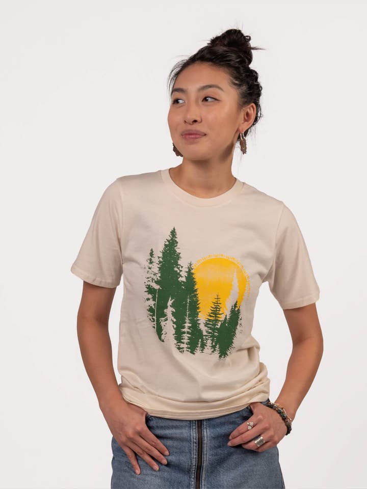 North Woods Organic T-Shirt - Unisex for wholesale by Soul Flower