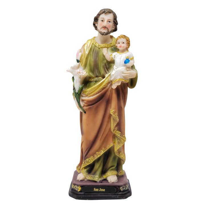 MrcjSales - Saint. Joseph Statue | Multiple Sizes | Resin Craftsmanship | San Jose Engraved | Church, Home Decor, Gifts, Prayers for wholesale by mrcjsales