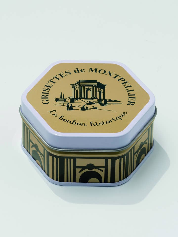 Grisettes låda, Peyrou modell 60g för wholesale av Les Grisettes de Montpellier