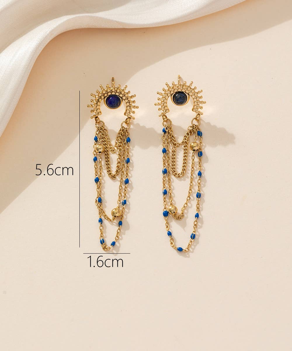 Blossom bijoux - Wholesale Dangle Earrings - 24BOA024 Stainless Steel Stud Earrings3