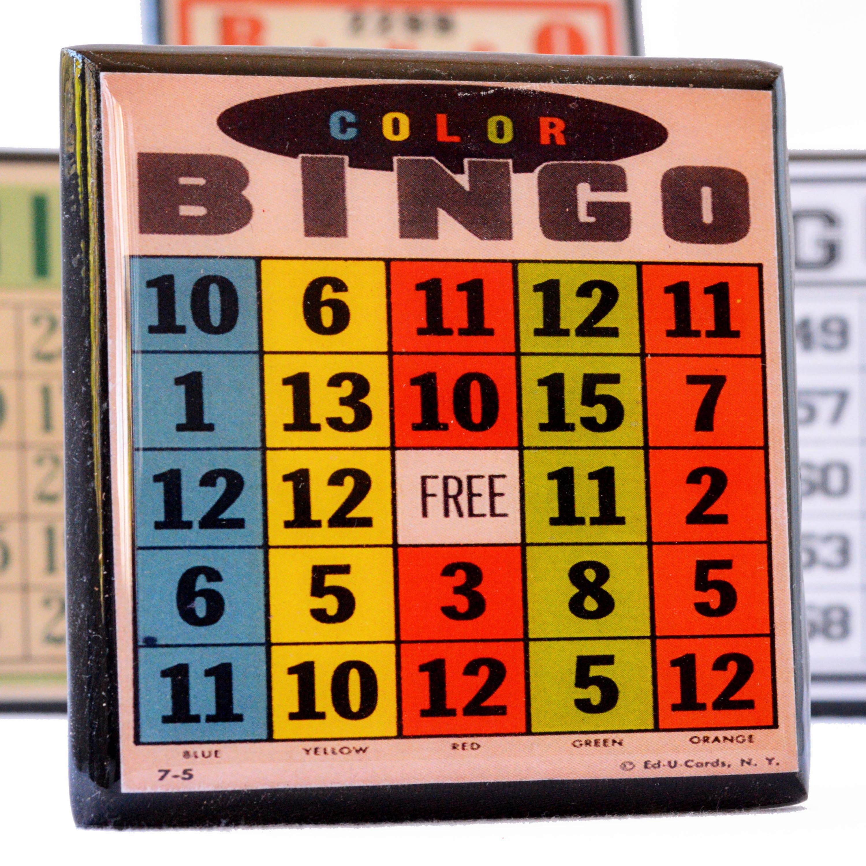 Cheltenham Road - Wholesale Coasters - Bingo!  Vintage Bingo Card Coaster Set1