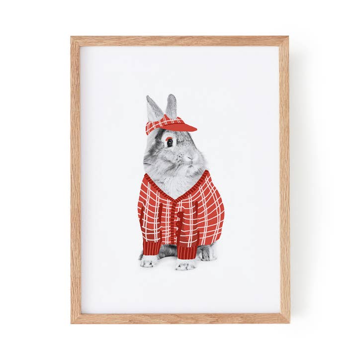 Plakat Rosie Rabbit for engroshandel hos Mira Mito
