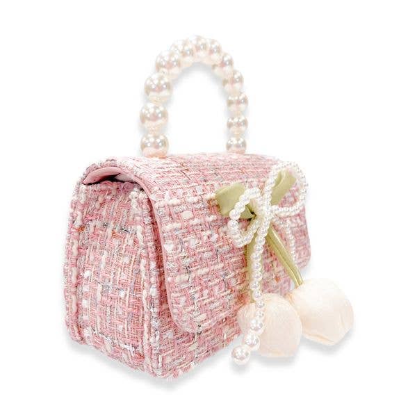 Doe a Dear - Venta al por mayor Accesorio para monedero/bolso - Niños - B1368 Monedero de tweed Lily & Bow (2 colores)4