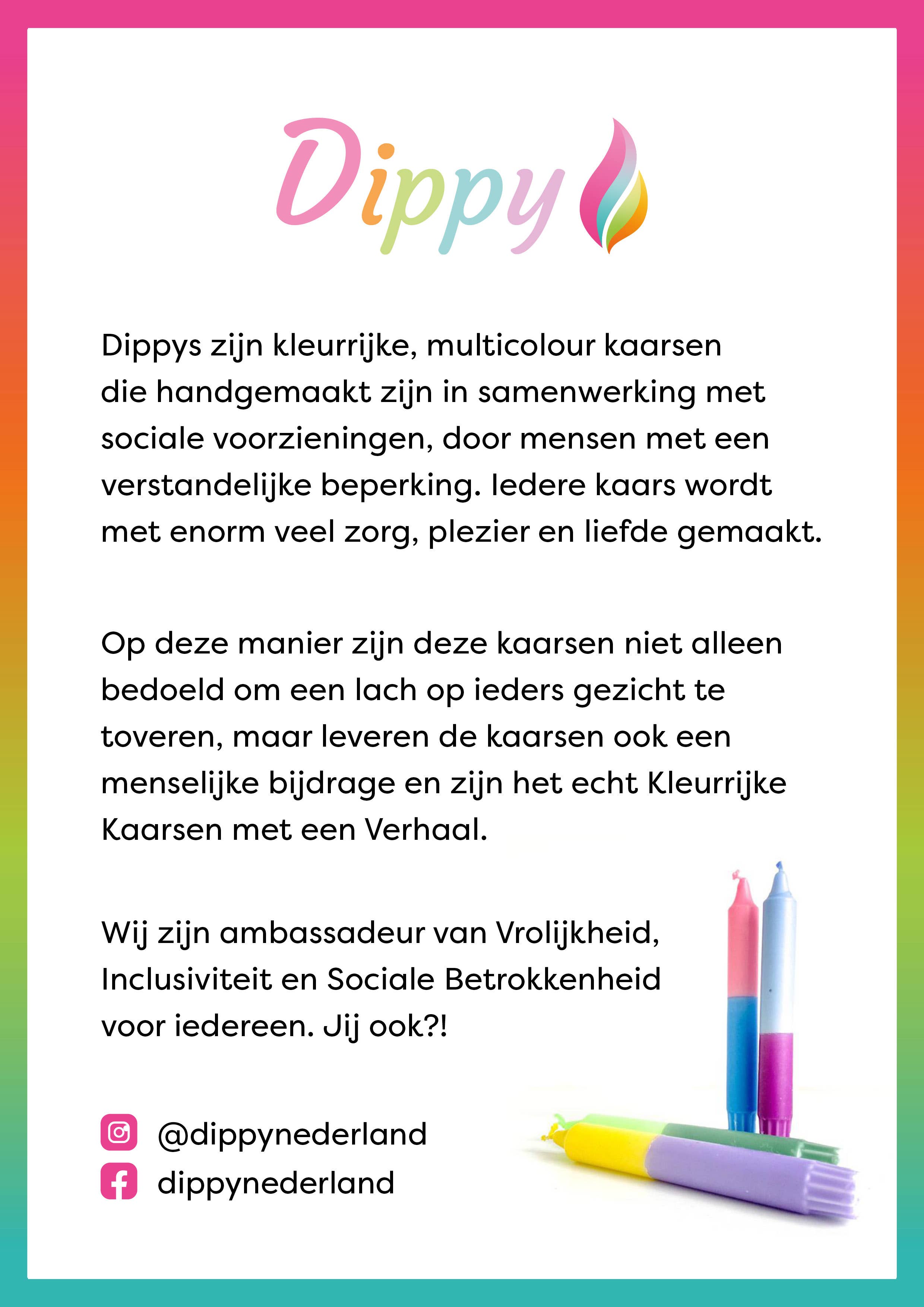 Dippy - Wholesale Tapered Candle/Candlestick - Dippy - Neon '25 Collection9