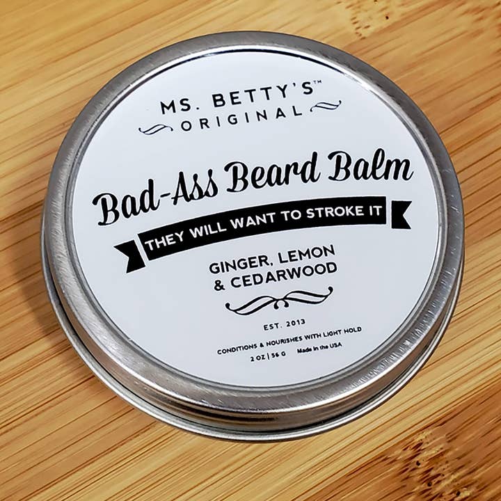 Ms. Betty's Original - Wholesale Beard Styling Product - Bad-Ass Beard Balm2