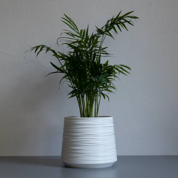 Studio No.16 – wholesale Plant pot – Ripple - 3D Printed Plant Pot